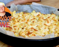 Fırında Yumurtalı ve Kaşarlı Karnabahar Tarifi