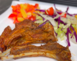 Airfryer Sebzeli Kuzu Kaburga Tarifi