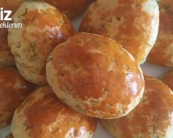 Dereotlu Peynirli Poğaça (Pastane Poğaçası)