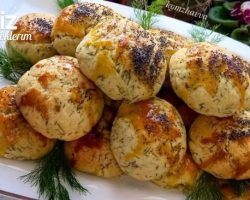 Kremalı Kıyır Kıyır Dereotlu Poğaça