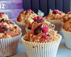 Frambuazlı Portakallı Cupcakeler