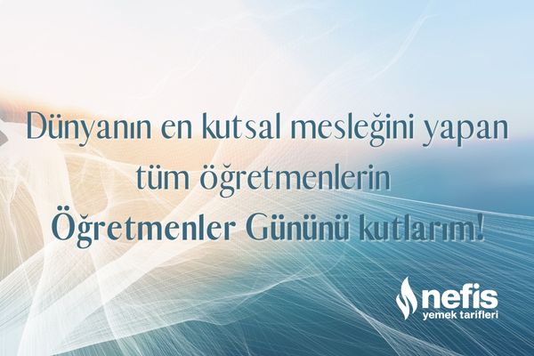 öğretmenler günü mesajı