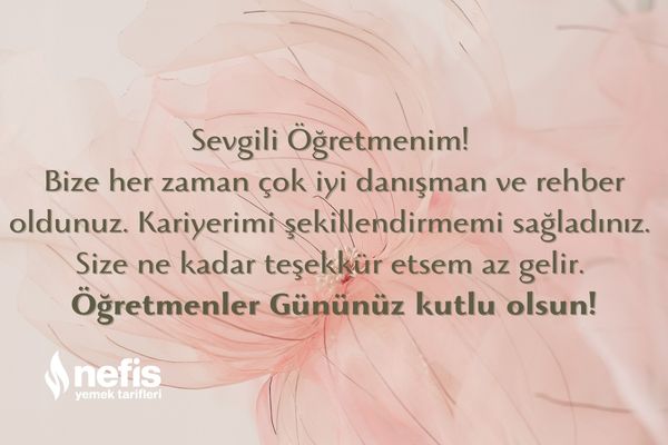 öğretmenler günü mesajları