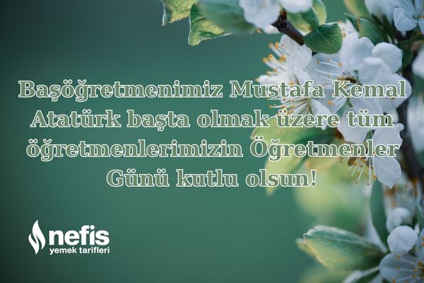 öğretmenler günü mesajı