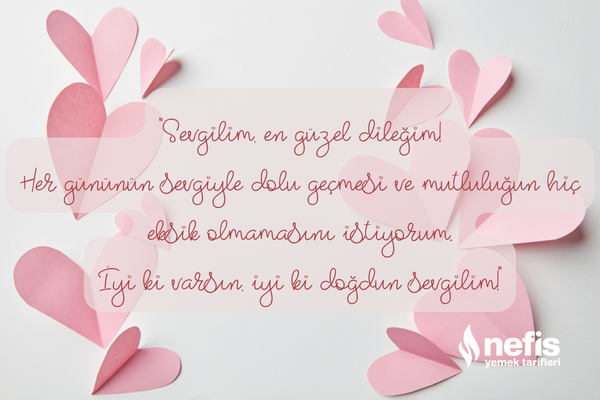 sevgiliye doğum günü mesajları