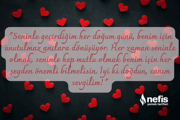 sevgiliye doğum günü mesajları