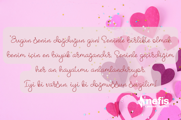 sevgiliye doğum günü mesajları