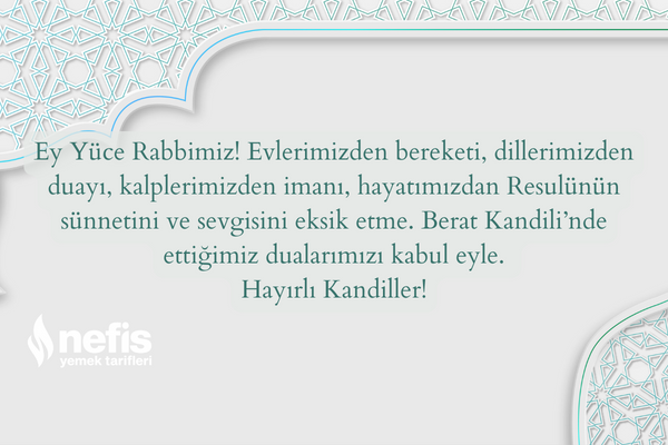 berat kandili mesajları