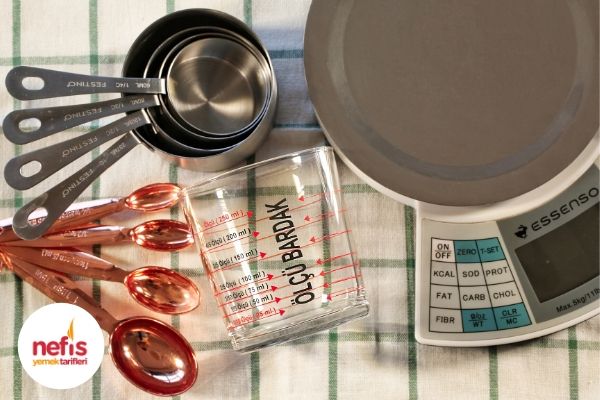 resimli mutfak ölçüleri