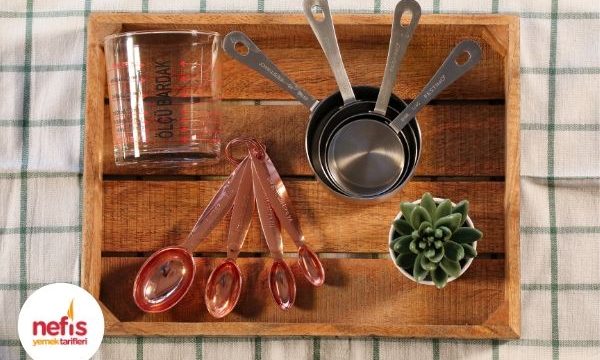 Mutfak İçin Ölçü Tablosu Detaylı, Resimli