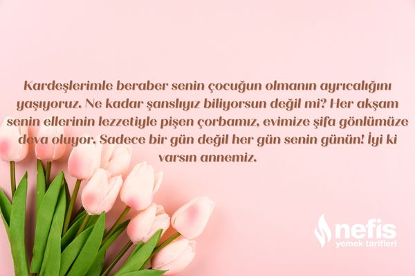 anneler günü mesajları