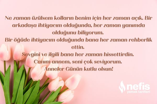 anneler günü mesajları