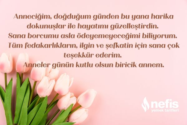 anneler günü mesajları