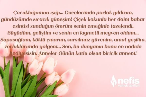 anneler günü sözleri