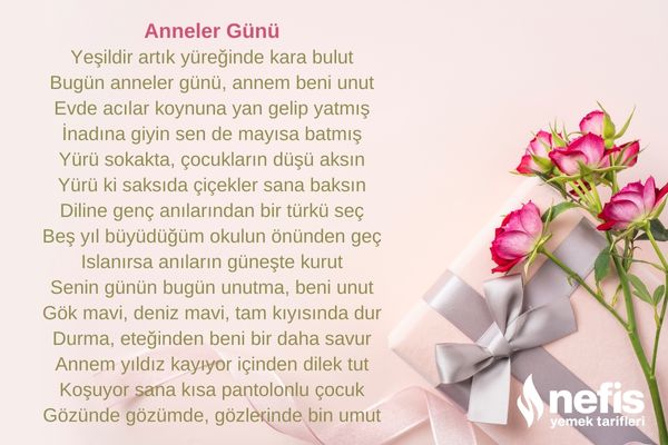anneler günü şiirleri
