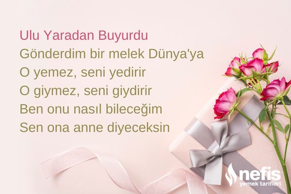 anneler günü şiirleri