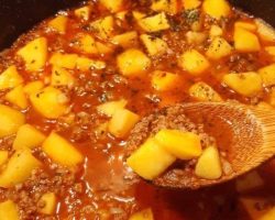 Kıymalı Patates Yemeği Tarifi