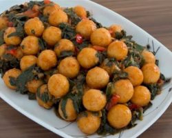 Bulgur Köfteli Ispanak Yemeği Tarifi