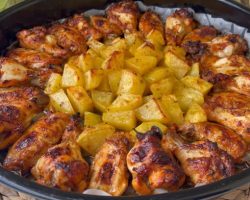 Fırında Mangal Tadında Tavuk Tarifi