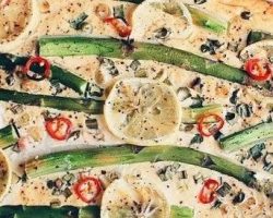 Kuşkonmazlı Fırın Somon Tarifi