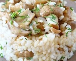 Mantarlı Pirinç Pilavı Tarifi