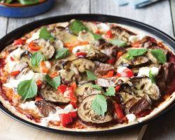 Patlıcanlı Kabaklı Pizza Tarifi