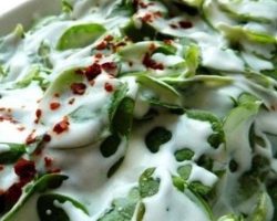 Yoğurtlu Cevizli Semizotu Salatası Tarifi