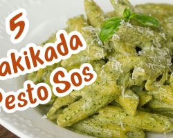 5 DAKİKADA PESTO SOS TARİFİ ✅ Pesto Soslu Makarna Nasıl Yapılır? 😋