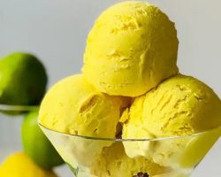 Buz gibi ferahlatıcı limon soslu zerdeçallı dondurma tarifi nasıl yapılır?