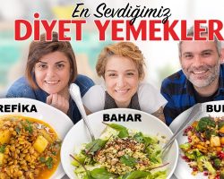 Bizi Zayıflatan Yemekleri Yaptık! | En Sevdiğimiz 3 Diyet Tarifi | Salata, Fırında Sebze, Mercimek