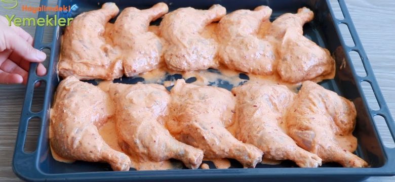 MİSAFİR SOFRAMIN VAZGEÇİLMEZİ TARİFİNİ SORAN SORANA ✅ÖZEL SOSUYLA FIRINDA NAR GİBİ KIZARAN TAVUK 💯