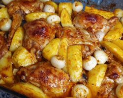 EN HIZLI ANA YEMEK FIRINDA PATATESLİ TAVUK TARİFİ | DÜNYANIN EN KOLAY EN LEZZETLİ YEMEĞİ FIRIN TAVUK