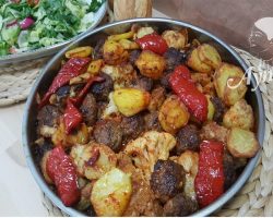 Firinda Karnabahar ve Patatesli Köfte tarifi I Firin yemekleri