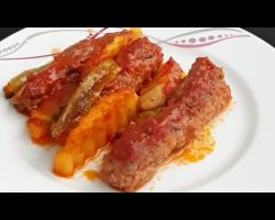 Fırında Köfte Patates ✔ Fırın Yemekleri ✔ Akşam Yemeği Tarifleri