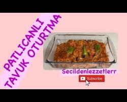 FIRINDA PATLICANLI TAVUK OTURTMA ‼️ pratik tarifler fırın yemekleri 💯