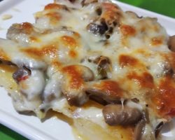 FIRINDA KREMALI PATATESLİ MANTAR GRATEN🍄💯