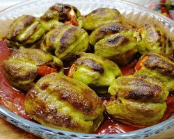 Fırında Zeytinyağlı Biber Dolması Tarifi 💯- Yaz Yemekleri ✔- Zeytinyağlılar👌