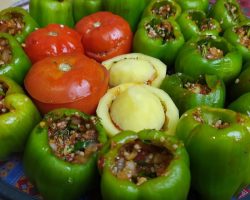 EFSANE BİR LEZZET 😋 FIRINDA ETLİ BİBER DOLMASI ✅ FIRIN YEMEKLERİ ✅