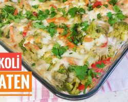 Beşamel Soslu Brokoli Graten Tarifi / Fırında Brokoli Graten  / Fırın Yemekleri