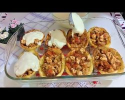PATATES SANDALDA BEŞAMEL SOSLU TAVUK / FIRIN YEMEKLERİ