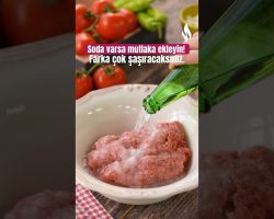 Soda varsa mutlaka ekleyin! Yumuşacık lezzetli köfte yapıyoruz 🤤