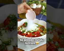 Kış Gelmeden Mutlaka Hazırlayın 🤩 Közlenmiş Kırmızı Biber Turşusu #nefisyemektarifleri