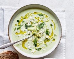 Avokadolu Salatalık Çorbası (Soğuk) Tarifi