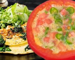 Meşhur güneş omlet tarifi! Hafta sonu kahvaltı sofralarına sıcak ve sağlıklı lezzet