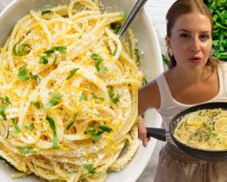 Sihirli annemin Çilek’i Zeynep Özkaya’dan limonlu makarna tarifi! İtalyan büyükannelerin sırrı