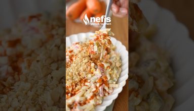 Erişteli Havuçlu Salata Tarifi 😍✨ #nefisyemektarifleri #işbirliği